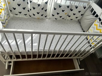 Dětská kolébková postýlka s matrací - 4