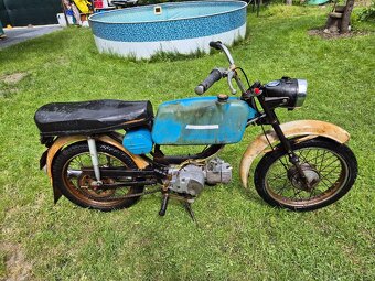 Jawa 23 Mustang bez TP, modrý 3. - 4