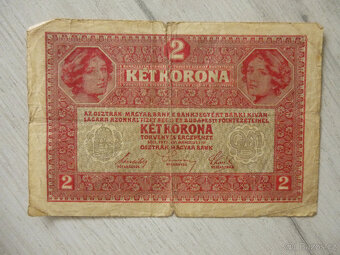 Bankovka 2 Koruny r. 1917 - 4
