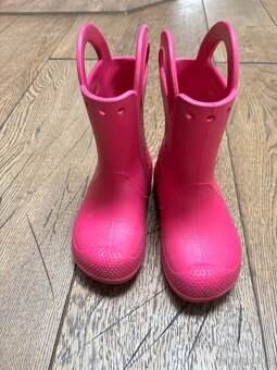 Dívčí gumáky Crocs, vel. C12 (EUR 29-30) - 4