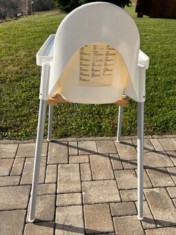 Dětská jídelní židlička IKEA - 4