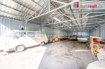 K pronájmu, skladovací plechová hala se zázemím a manipulačn - 4