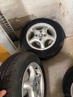 Alu kola s pneu - Škoda Favorit, Škoda Forman - 4