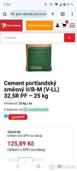 Vápno, cement - 4