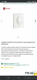 Ovládací tlačítko splachovadlo - 4