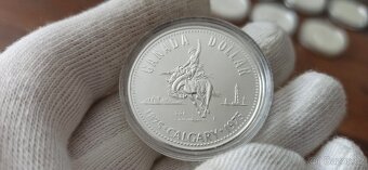 Kanada stříbrné dolary. - 4