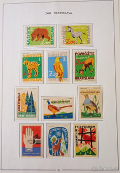 Zápalkové nálepky Slovensko 1961 - 63 - 4