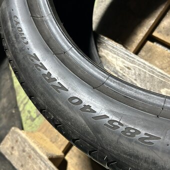 Letní pneu 285/40 R22 110Y Pirelli 4-4,5mm - 4