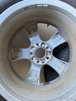 17" Alu kola MERCEDES + pneu CONTINENTAL - 4