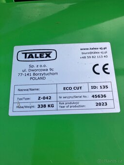 Bubnová sekačka Talex ECO CUT 135 - 4