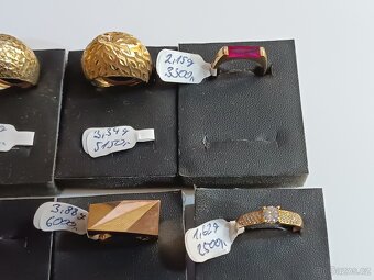 Zlaté prsteny 585/1000 14kt - 4