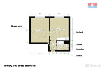 Prodej bytu 1+1, 34 m², Plzeň, ul. Vojanova - 4