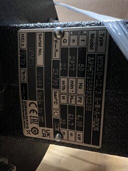 Vertikalní čerpadlo Grundfos MTR20-12/3 - 4