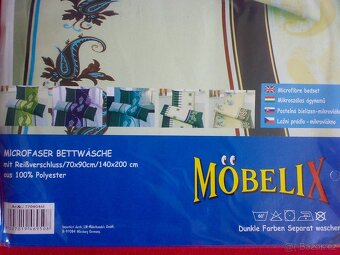 Nové povlečení - PES mikrovlákno, 140x200 cm + 70x90 cm - 4