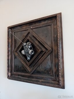 STEAMPUNK RECYCLE ART - PATINOVANÝ KOV. AUTORSKÁ TVORBA - 4