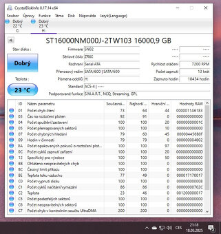 Seagate Exos X18 16TB - HDD, 7200ot, SATA3, záruka - 4