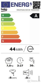 Beko EWUE76261CSH1W zánovní v záruce - 4