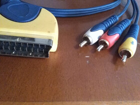 Scart Kabely zlacené kontakty - 4