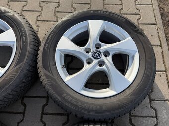 4x al kola 5x114.3 17 + pneu zimní 215/60 R17 - 4