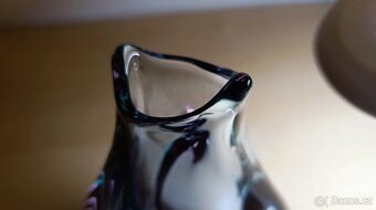 hutní sklo-váza - 4