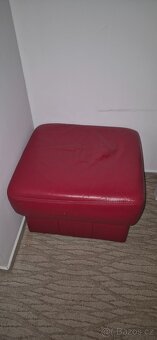 Kožená sedaci souprava. - 4