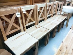 Masivní židle od výrobce borovice - 4