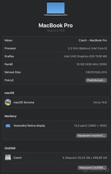 Apple Macbook pro 15” 2019 i9 + touchbar - 4