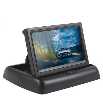 LCD monitor couvací kamery skládací 4.3" + KAMERA 2/1 KOMPL - 4