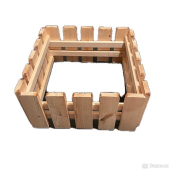 Dřevěný obal na truhlík - 4