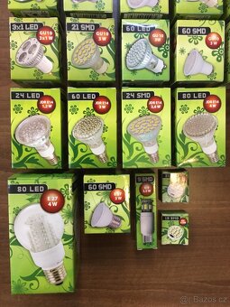 Predam nove led ziarovky patice GU 10, E 27, E 14, G 9, G 4: - 4