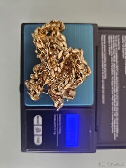 Zlato 18k, 32,3g, 60cm, nádherný kubánský vzor, 1820kč/g - 4