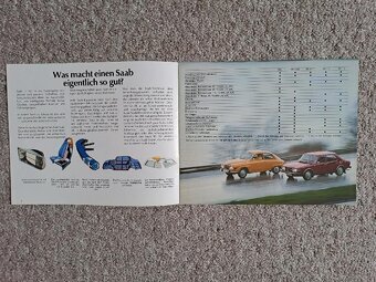 Prospekt osobních automobilů SAAB 1974, firemní, dobový - 4