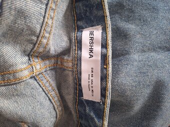 Džínové kraťasy Bershka Wide Skate (EU40/XS) - 4