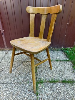 Starožitná židle Tatra masiv k renovaci - 4