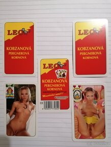Hrací karty leo - sběratelský unikát.-NOVÉ. - 4