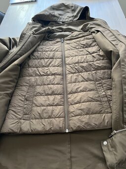 Nová dámská khaki bunda camaieu 2 v1 vel 38 - 4