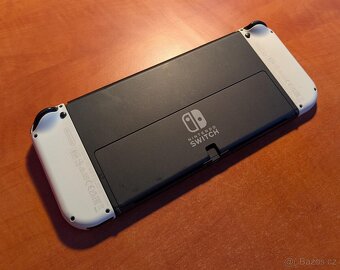 Nintendo Switch OLED Bílé - Komplet balení TOP Stav - 4