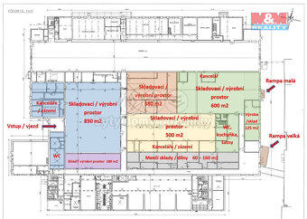 Pronájem skladu, 155 m², Jirkov, ul. Mostecká - 4