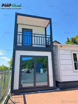 Sestava z dvou kusů obytného kontejneru PMP o rozměru 3x7 m - 4