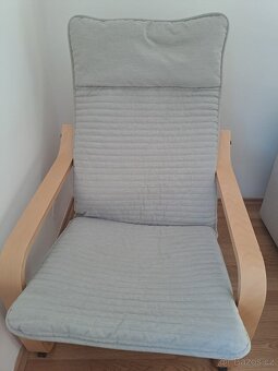 IKEA Křeslo s podnožkou pod nohy POÄNG - 4