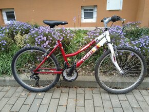 Dětské kolo Favorit Junior - červenobílé - 4