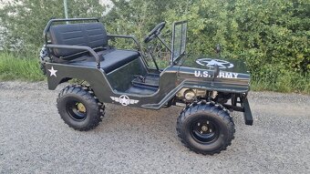 Mini Jeep Willys 150ccm pro deti a dospele - 4