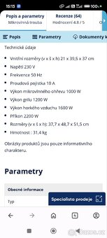 Mikrovlnka whirlpool JT 369 - 4