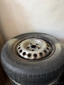 Letní pneumatiky s ocelovými disky VW T4 - 4