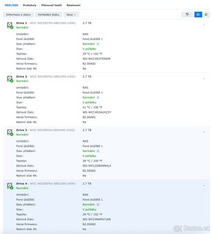Synology NAS DS416j + 4x3TB hdd + APC-ES 400 - 4