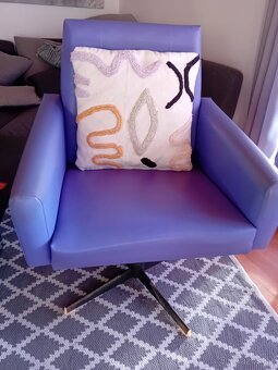 Točící se křesla 5 kusů, - 4