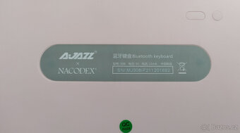 AJAZZ 380i Bezdrátová/Bluetooth klávesnice - růžová - 4