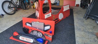 Postel Hasičské auto - 4