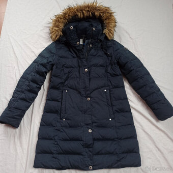 dámský zimní péřový kabát eur 42 LUHTA TOP STAV - 4
