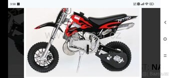 Prodám upravený minicross Nitro 50 - 4